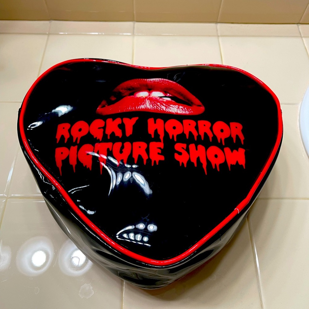 The Rocky Horror Picture Show heart shaped backpack bag NEW WITH TAGS